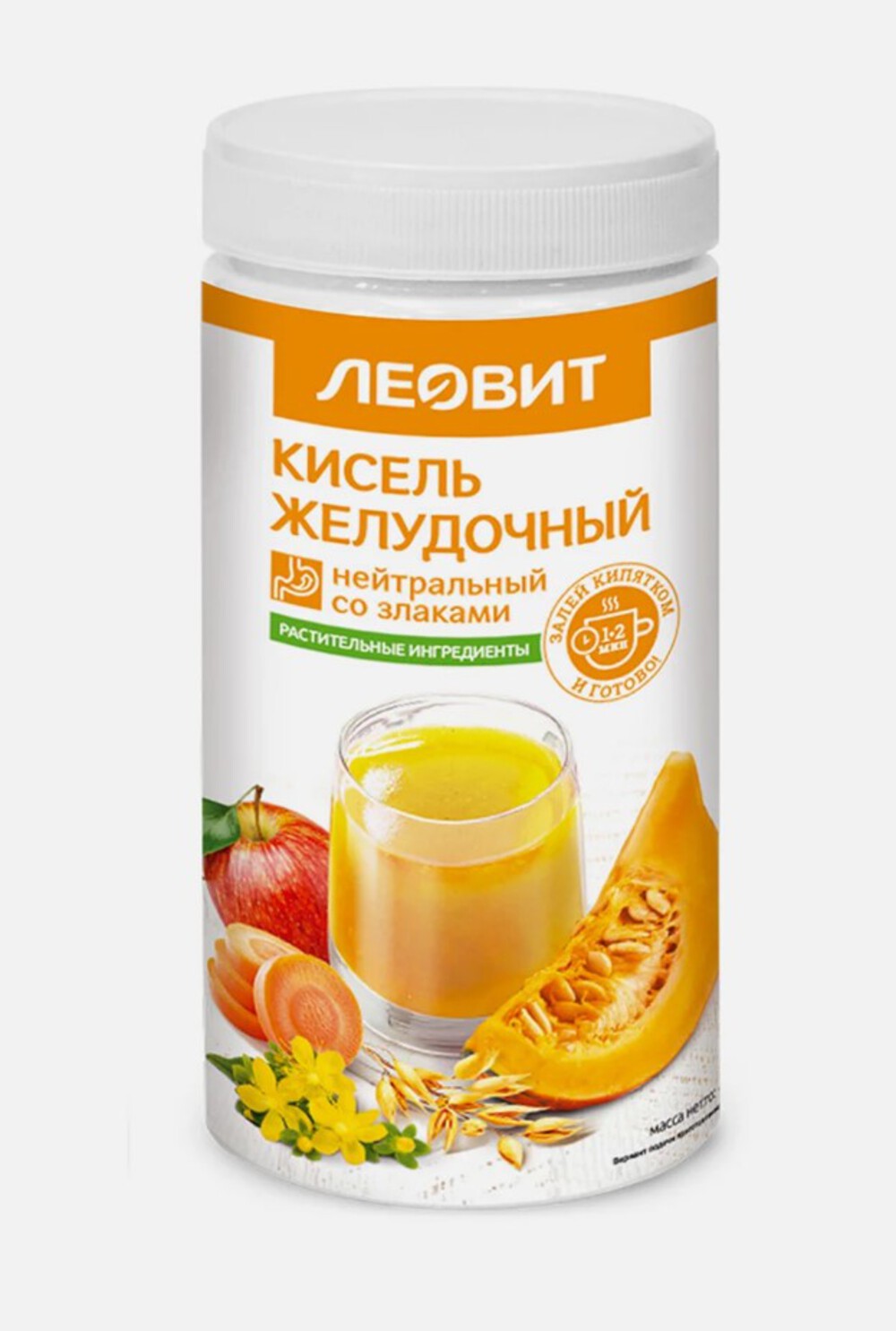 Кисель Желудочный Леовит натуральный растворимый 400гр - фото 1