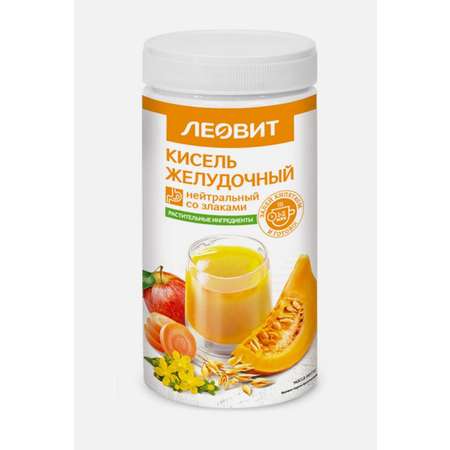 Кисель Желудочный Леовит натуральный растворимый 400гр
