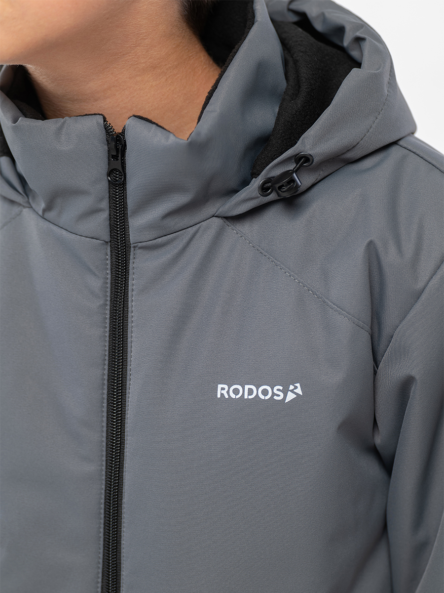 Куртка RODOS М-245/серый(черный) - фото 7