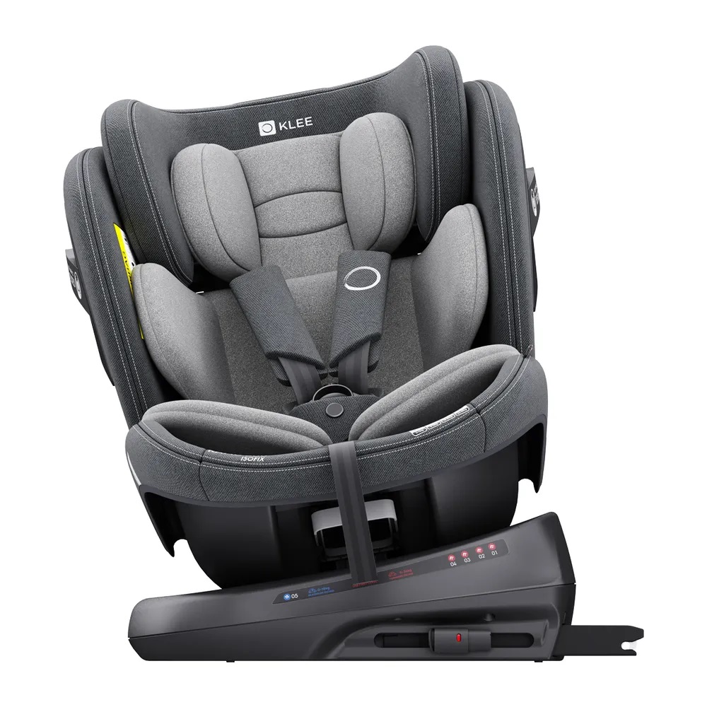 Автокресло KLEE Rapid 360 Fix Isofix 0+/1/2/3 (0-36 кг) серый - фото 1
