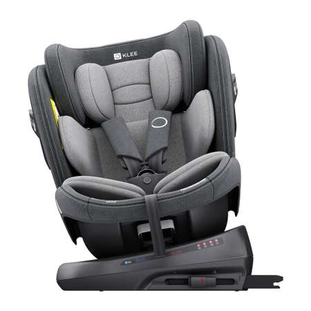 Автокресло KLEE Rapid 360 Fix Isofix 0+/1/2/3 (0-36 кг) серый