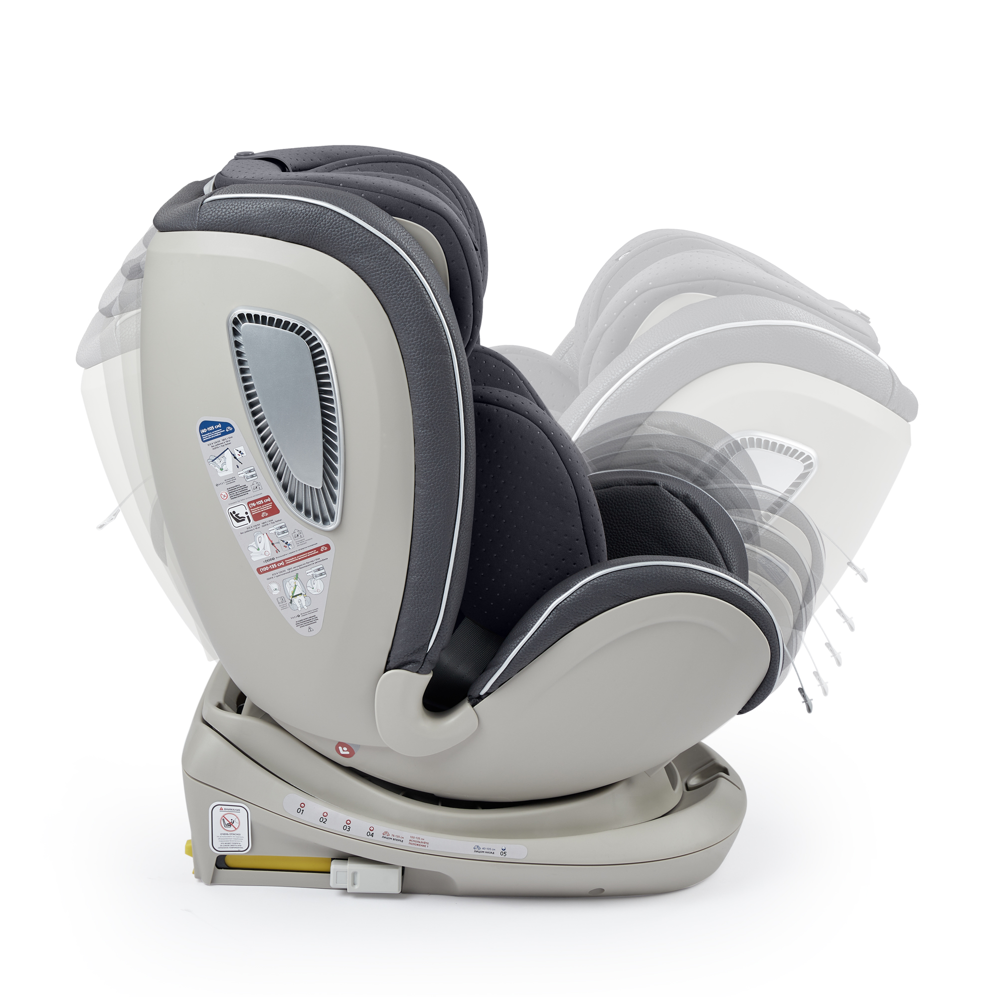 Автокресло Happy Baby I-Unix Isofix 0+/1/2/3 (0-36 кг) - фото 6