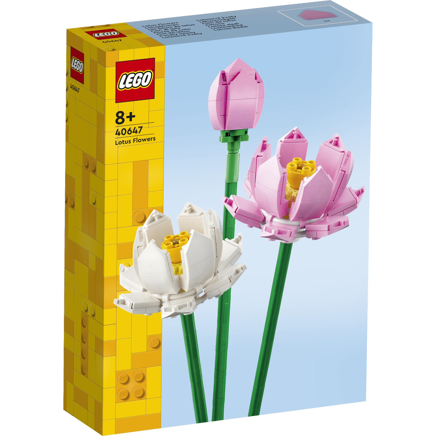 Конструктор LEGO Botanicals Цветы лотоса блочный - фото 3