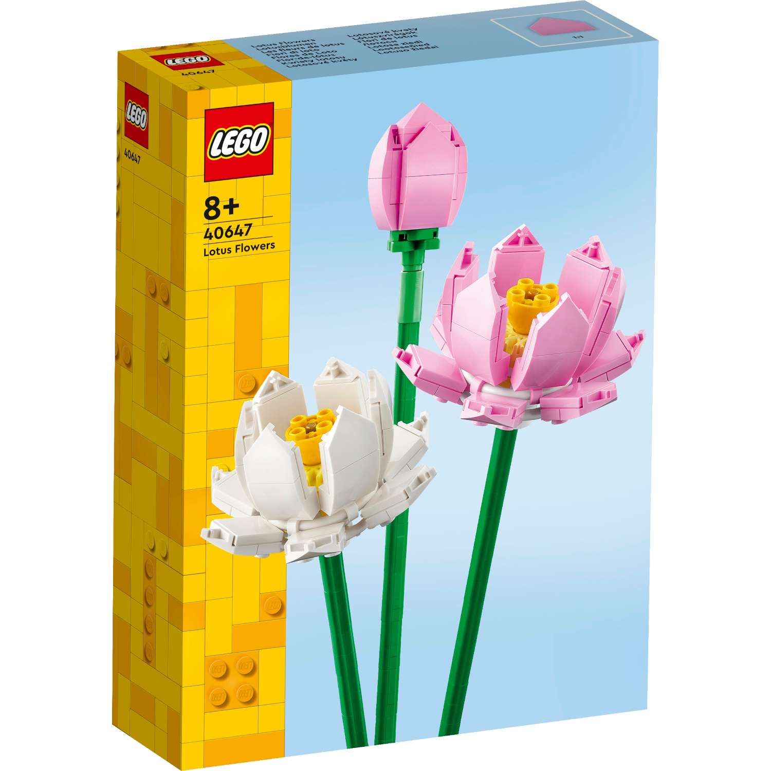 Конструктор LEGO Botanicals Цветы лотоса блочный - фото 3