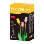 Конструктор SLUBAN Тюльпаны розовый