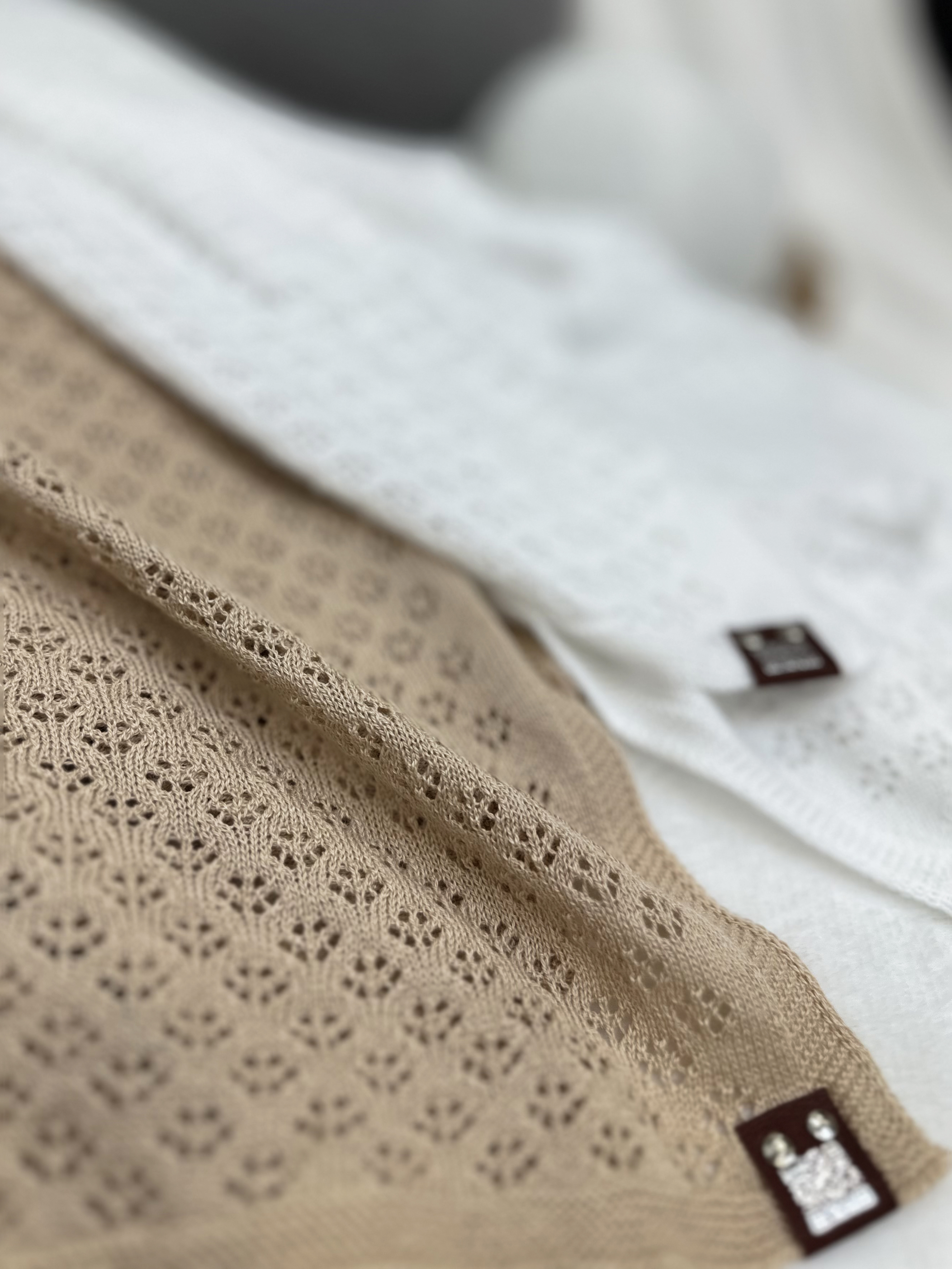 Плед RinaAmari Карамельное облачко 100 x 100 см хлопок - фото 6