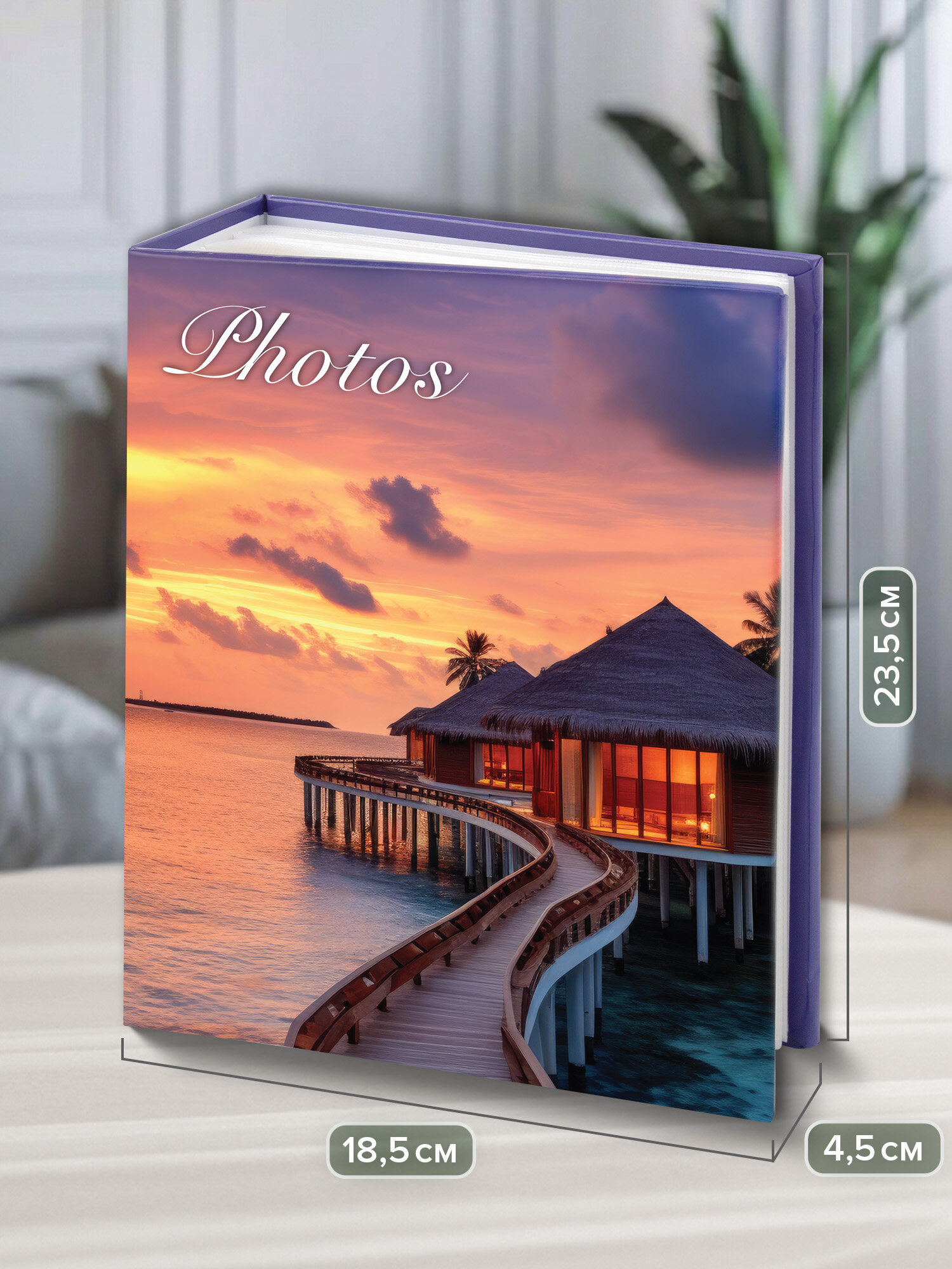 Фотоальбом для фотографий Brauberg семейный свадебный 200 фото 10х15 - фото 3