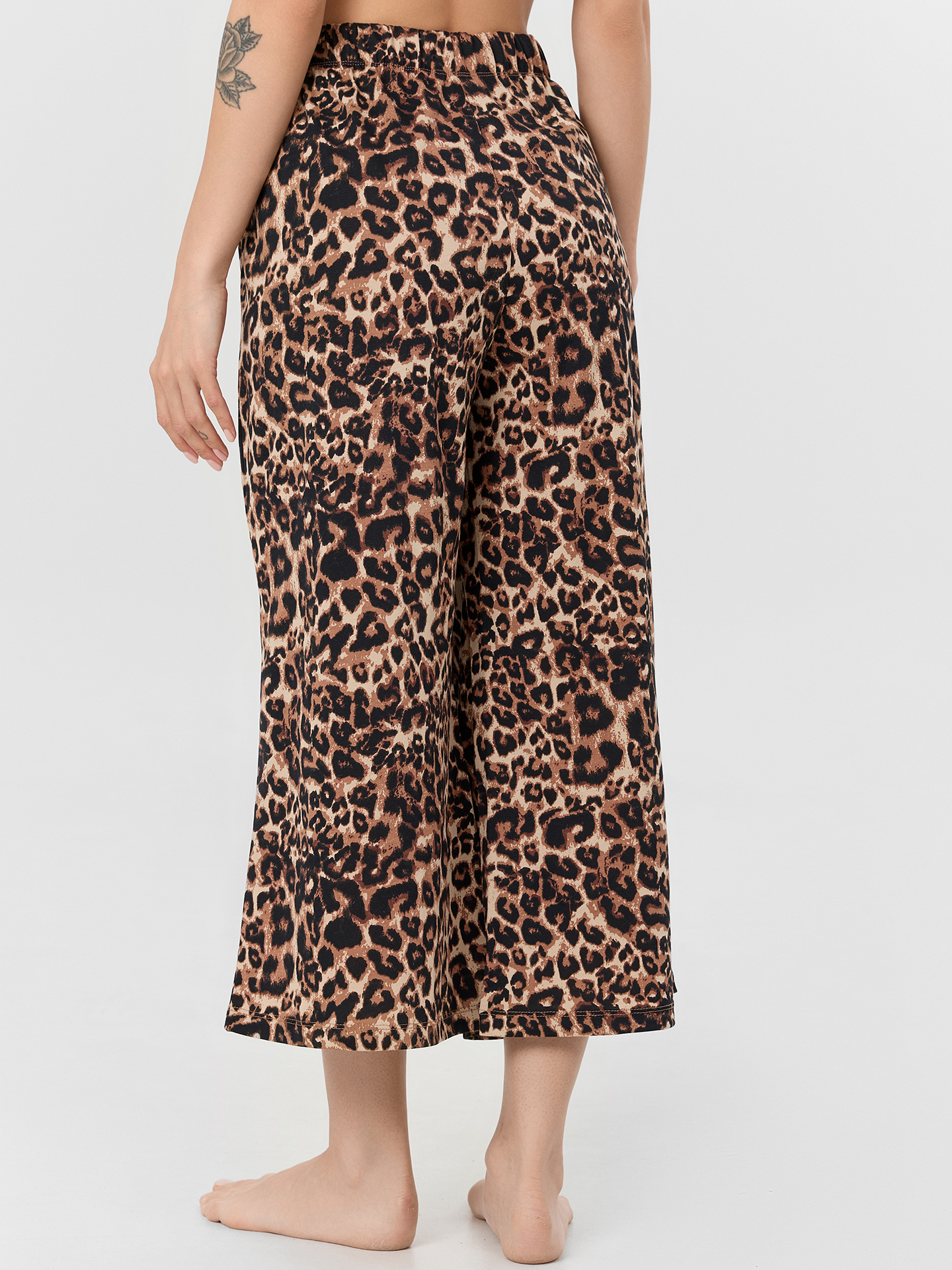 Пижама Mark Formelle (Марк Формэль) 592595/горячий шоколад +леопард на песочном - фото 6