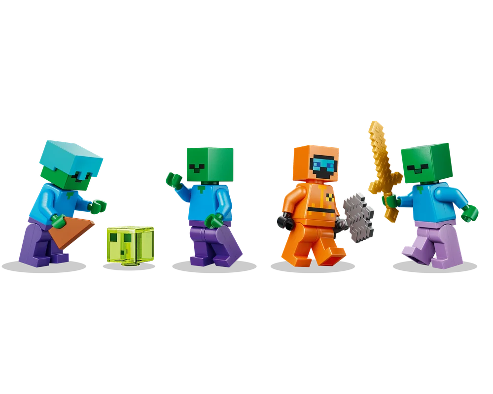 Конструктор LEGO Minecraft 21587 Подземелье зомби - фото 4