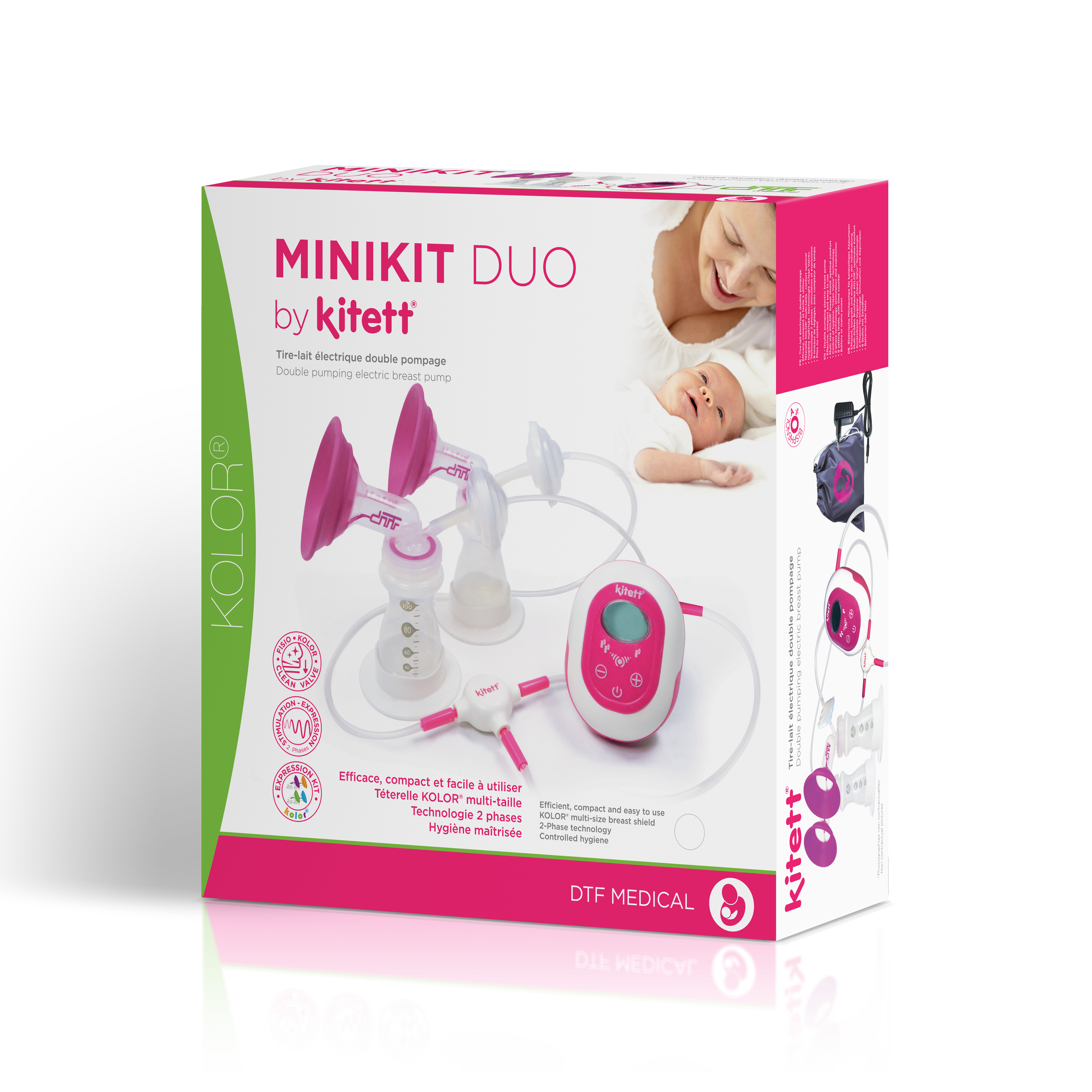 Молокоотсос DUO KITETT электрический -двухфазный -беспроводной - фото 14