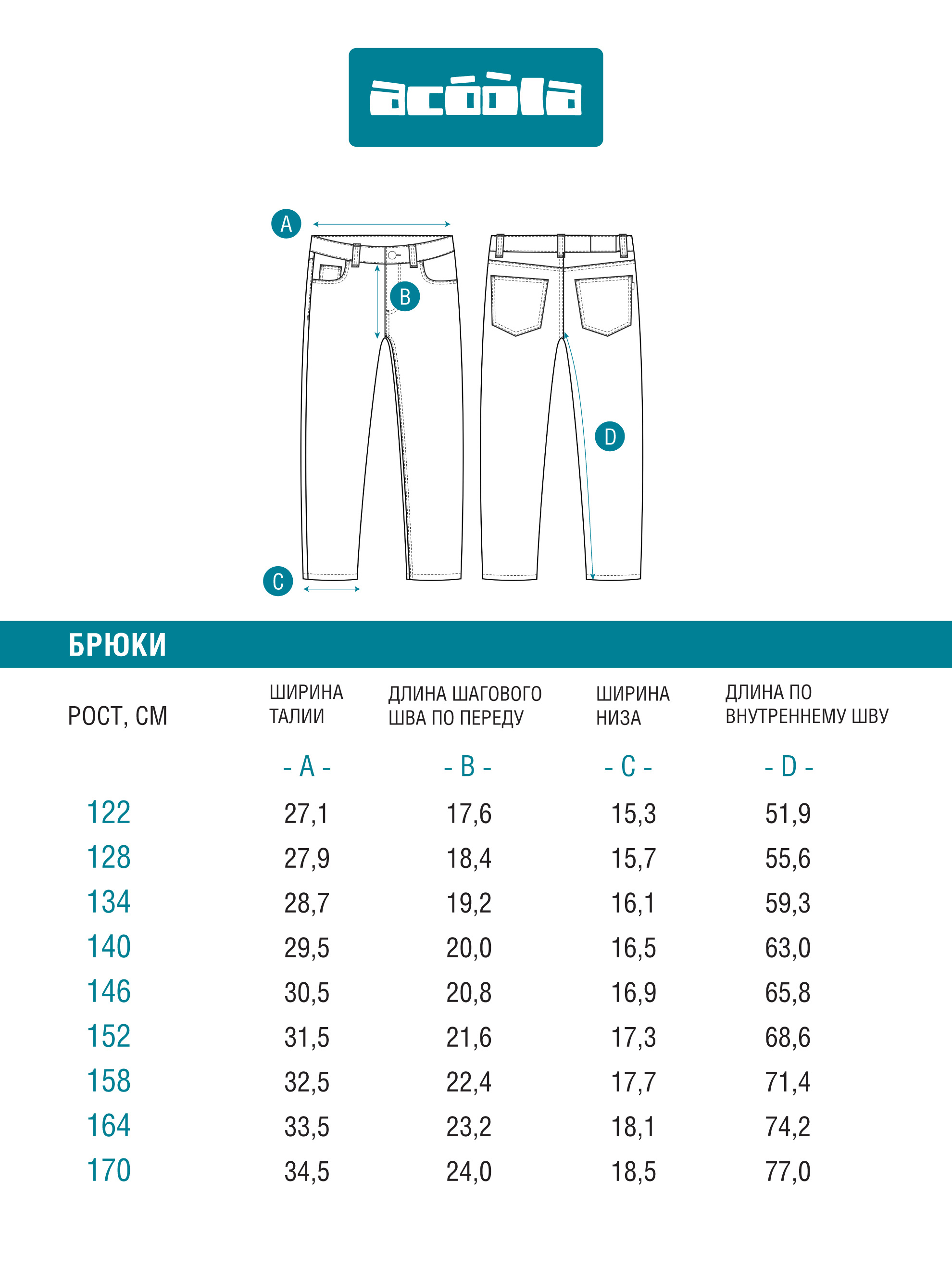 Джинсы Acoola 20140440005_0089444 - фото 10