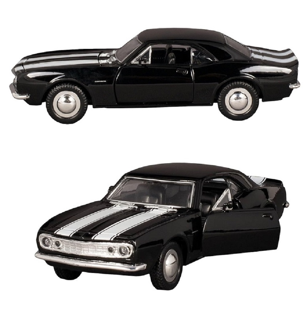 Автомобиль KINSMART Chevrolet Camaro Z/28 1967 1:3 черная 1:36 KT5341W/4 - фото 1