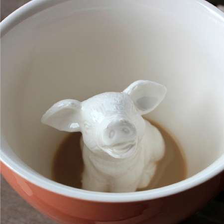 Кружка Creature Cups с поросенком