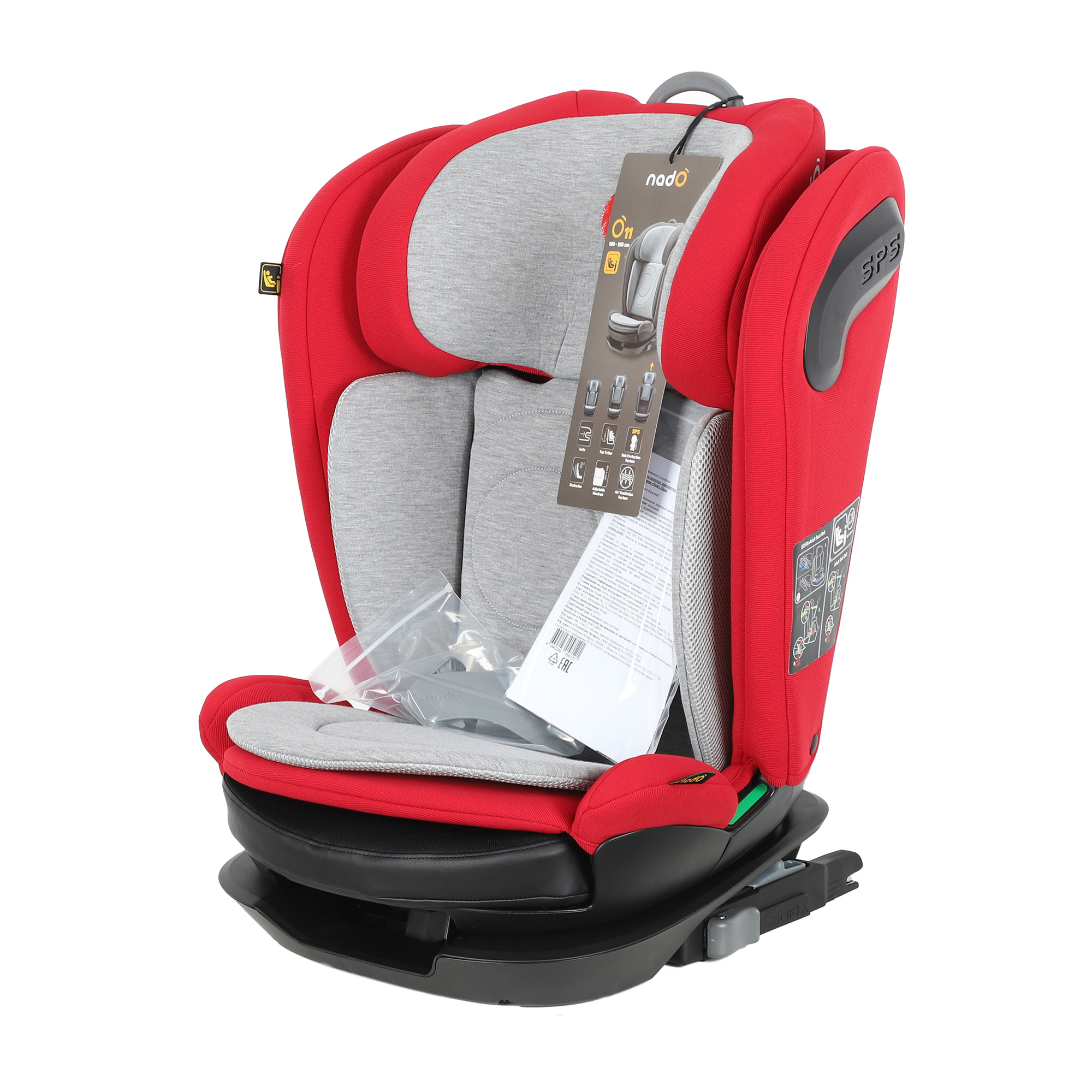 Автокресло nado Garnet red Isofix 2/3 (15-36 кг) - фото 30