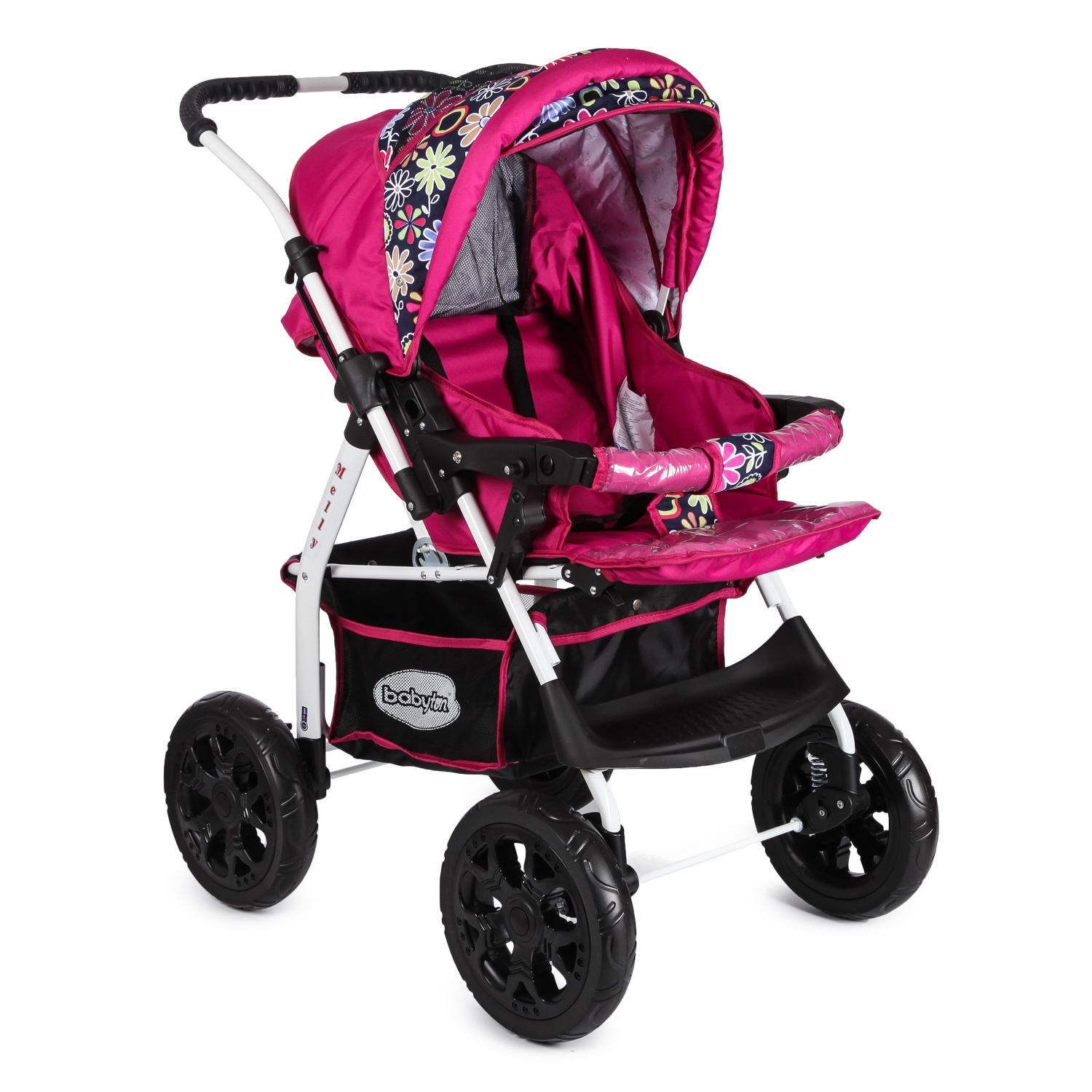 Коляска трансформер Babyton Melly Pink - фото 3