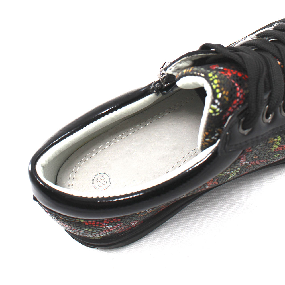 Кеды Europen F26-16-СВ EUROPEN Полуботинки для девочки,черный - фото 4