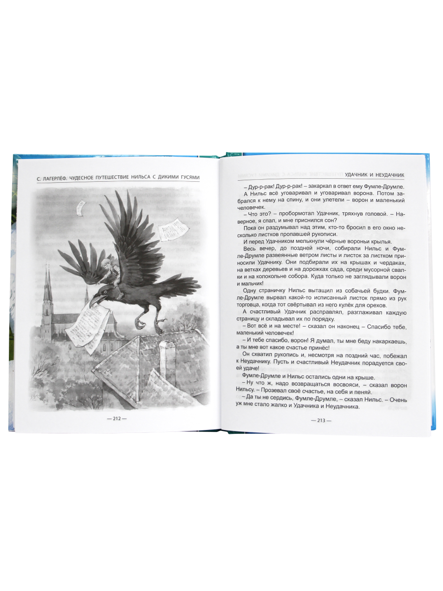 Книга Проф-Пресс школьная библиотека. Чудесное путешествие Нильса с дикими гусями С. Лагерлёф - фото 4