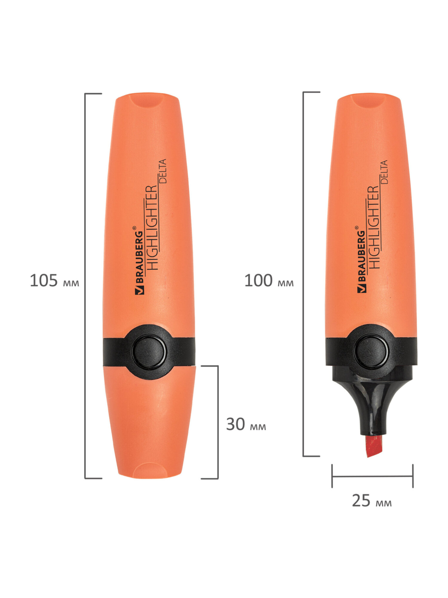 Текстовыделители Brauberg 24 шт. - фото 18