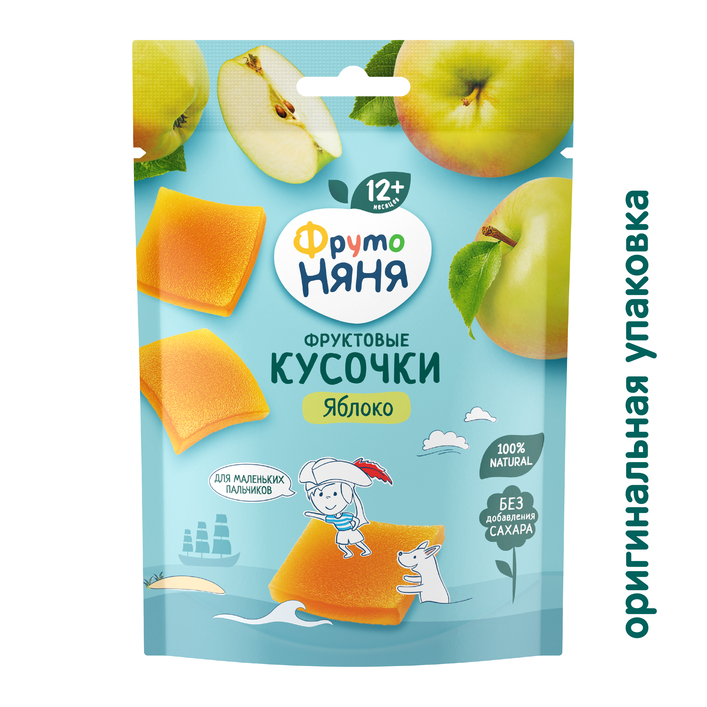 Фруктовые кусочки ФрутоНяня из яблок с 12 мес 53 г - фото 2