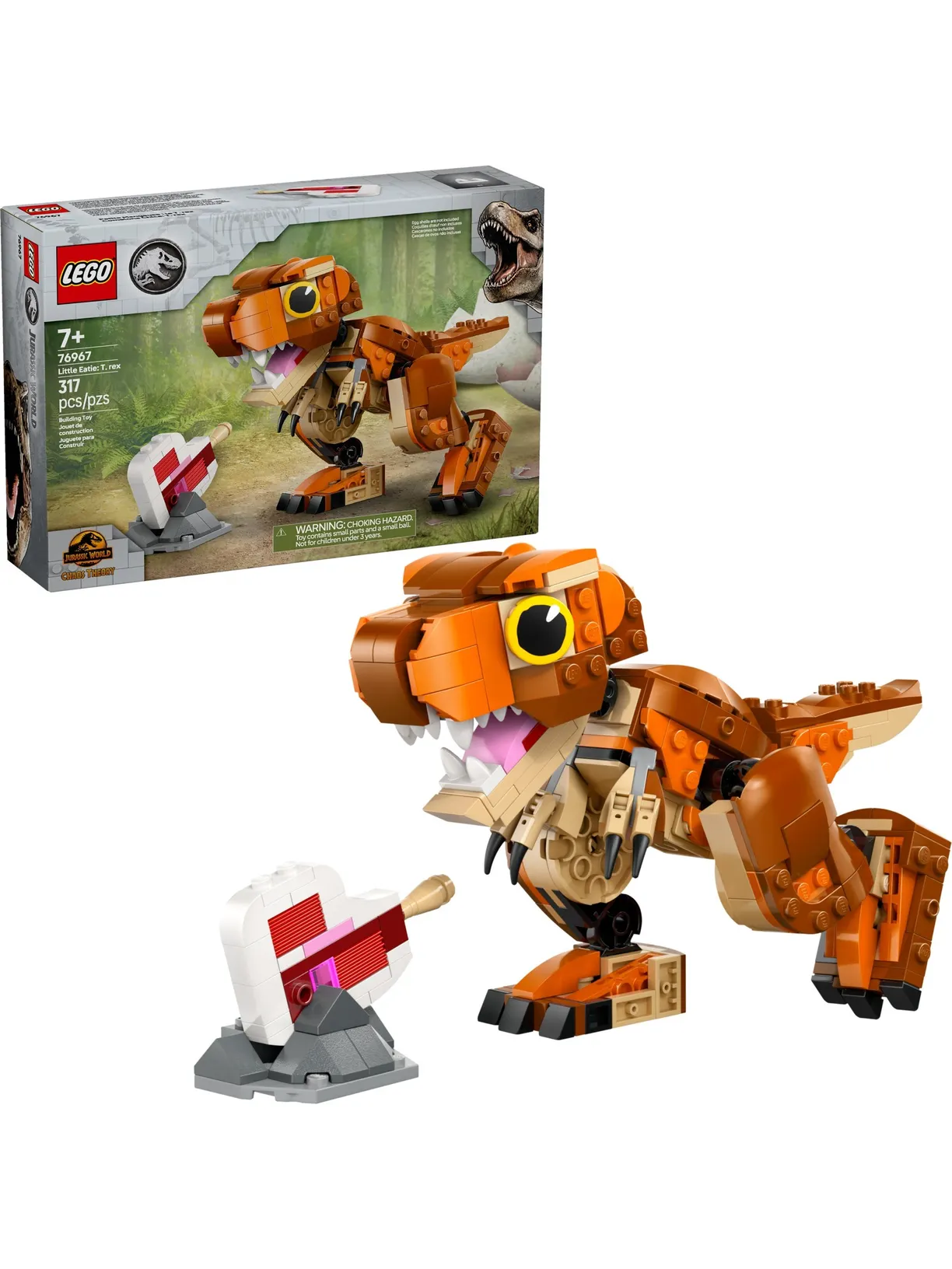 Конструктор LEGO Jurassic World тираннозавр 317 дет. - фото 1