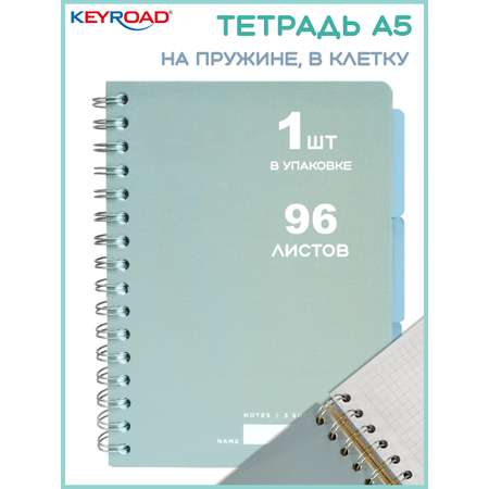 Общая тетрадь KEYROAD клетка 96 лист.
