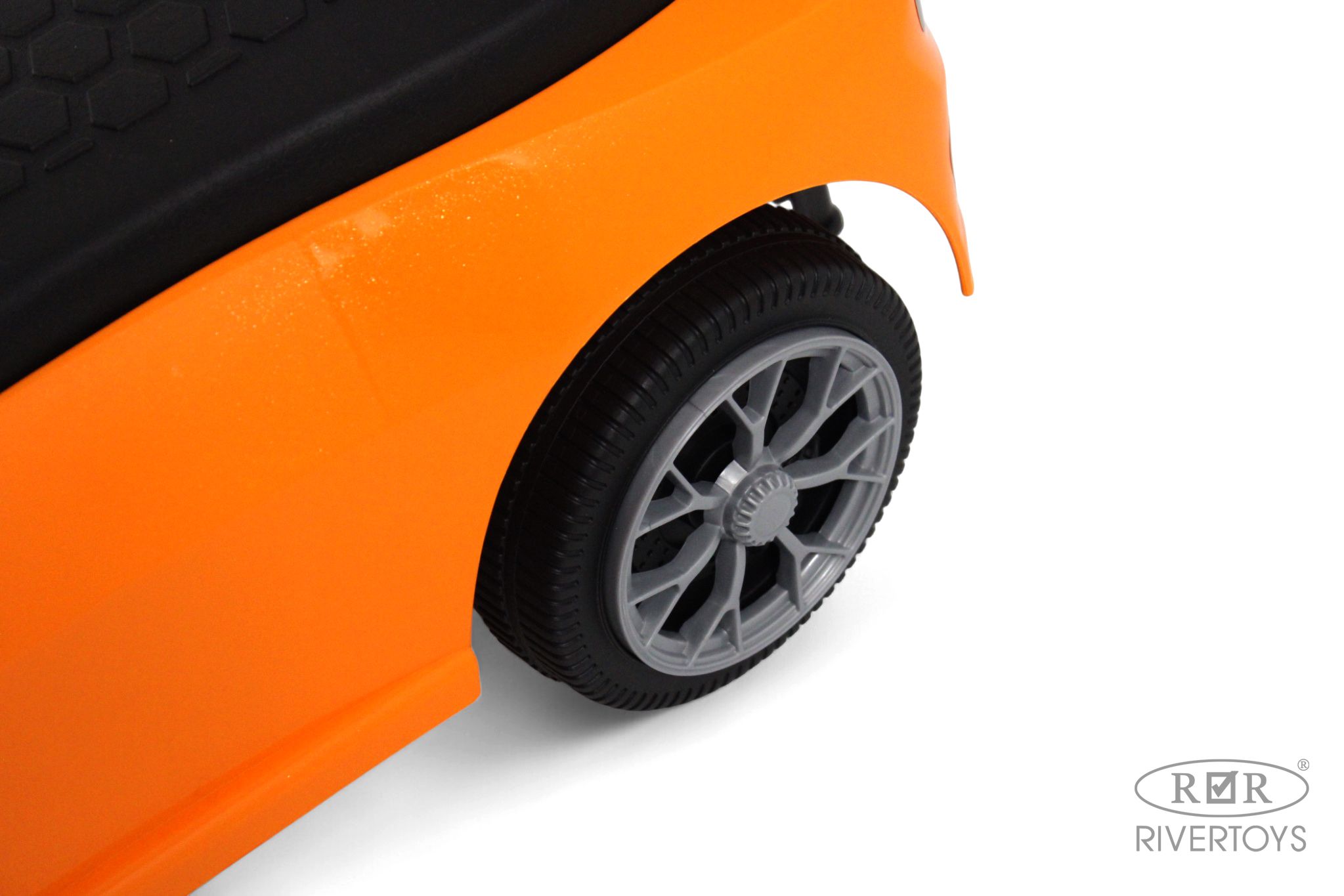 Каталка RIVERTOYS Z004ZZ-M-ORANGE оранжевый - фото 5