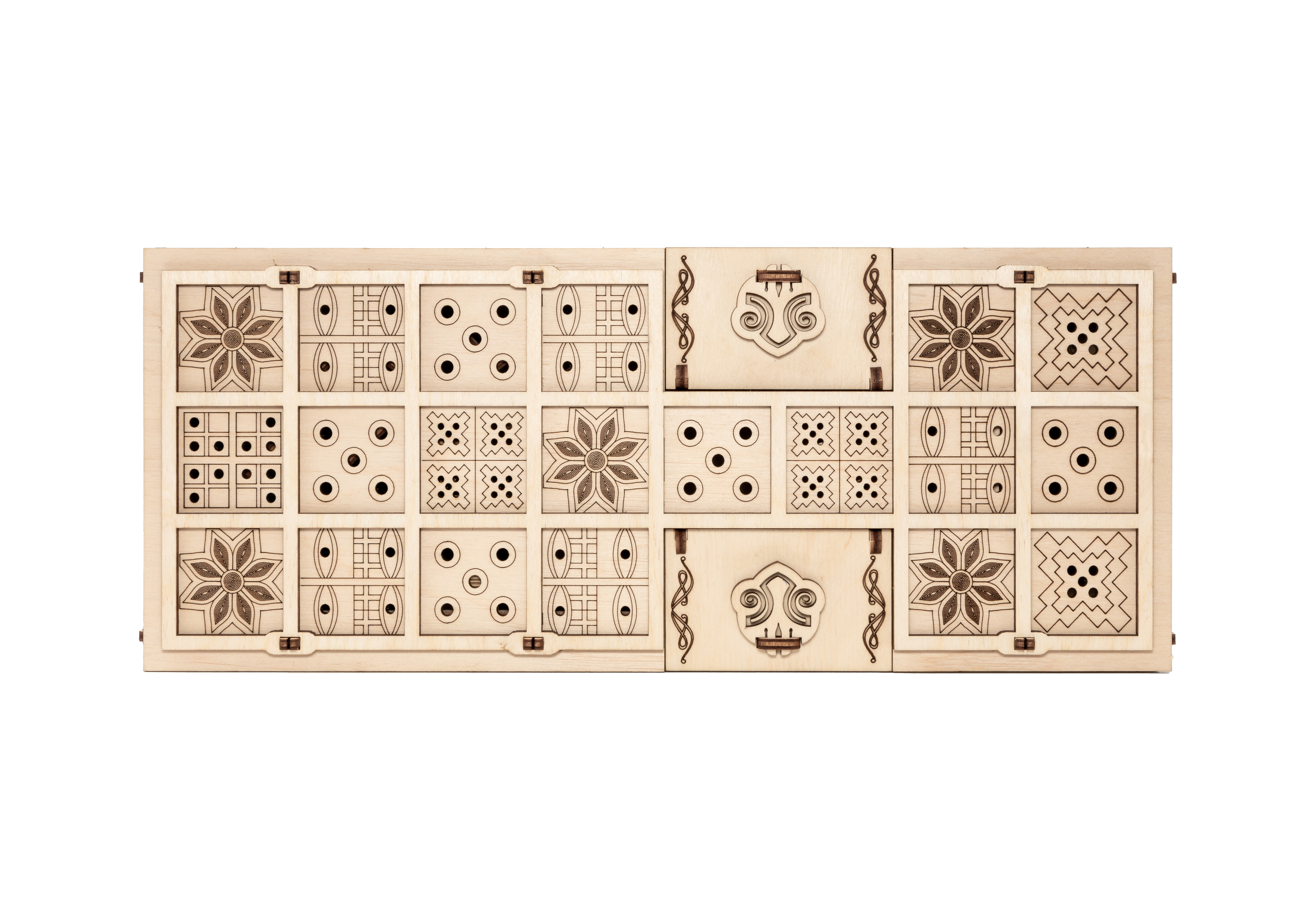 Конструктор Eco Wood Art Gameset Ур и Сенет деревянный 237 дет. - фото 24