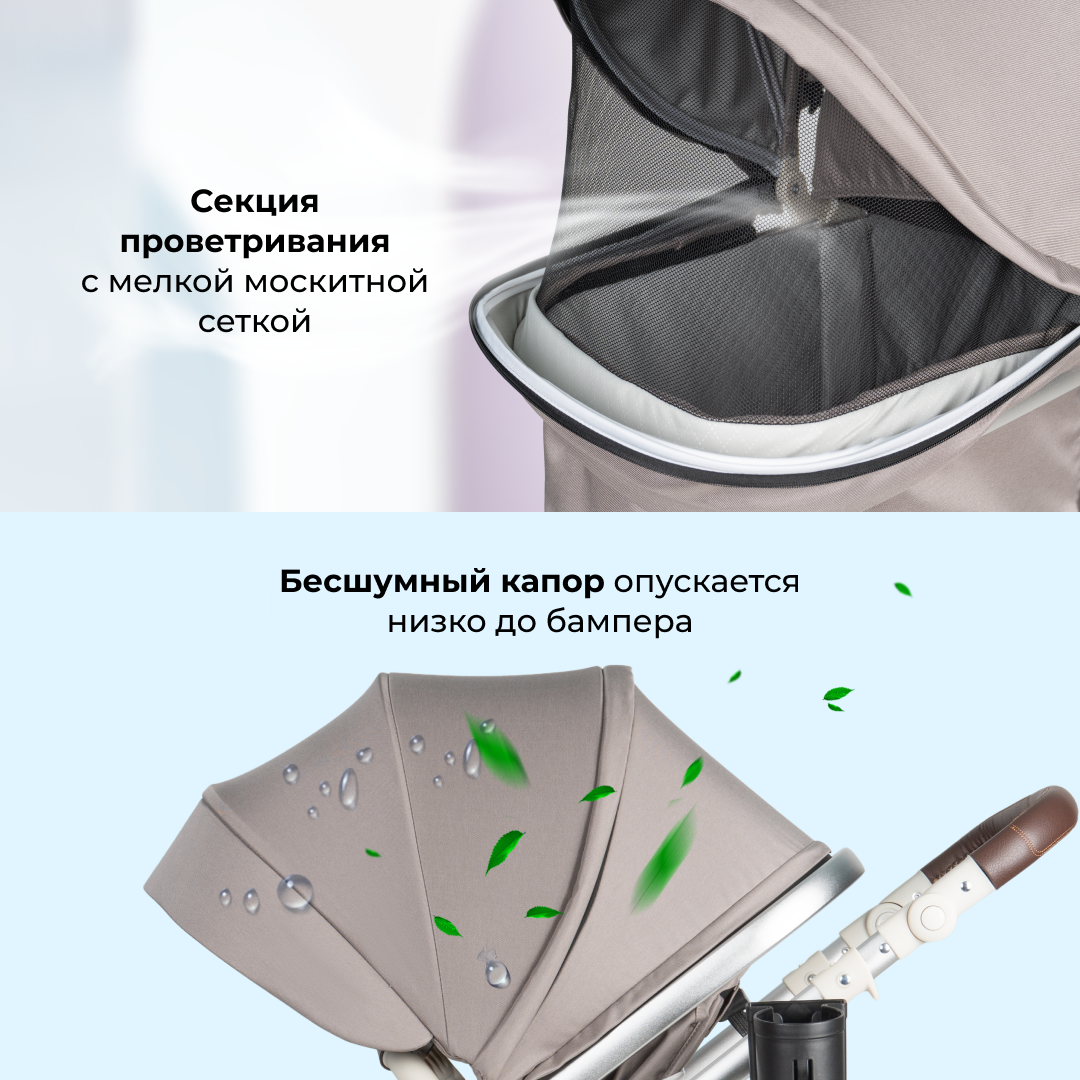 Коляска трансформер Aimile Original New Pearl - фото 6
