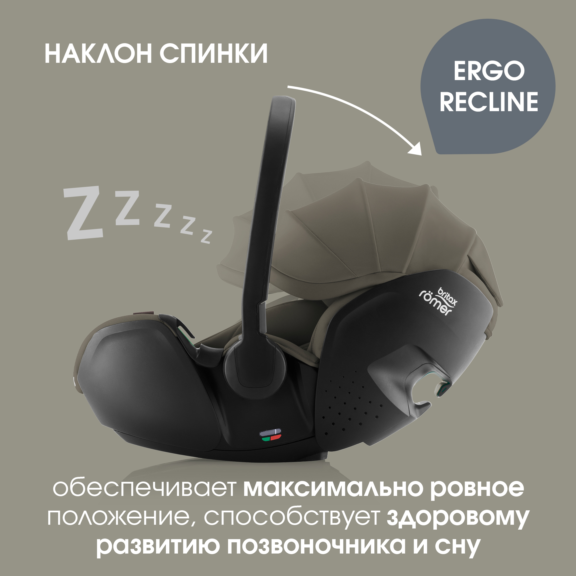 Автокресло Britax Roemer Baby-Safe Pro Lux 0+/1 (0-18 кг) хаки - фото 7