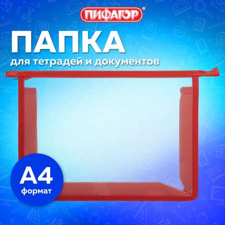 Папка для тетрадей Пифагор А4