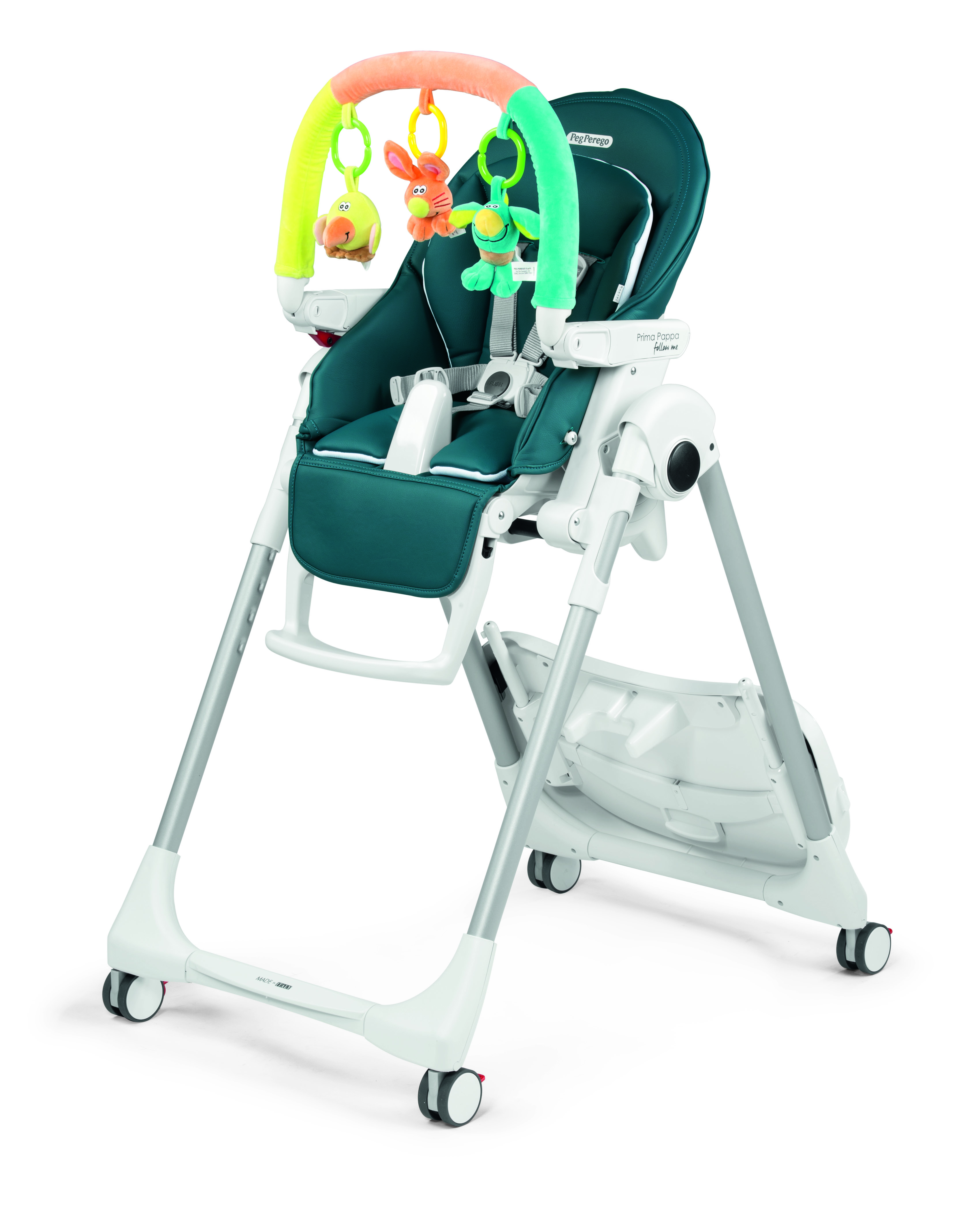 Стульчик для кормления Peg-Perego Prima Pappa Follow Me Plus синий - фото 5