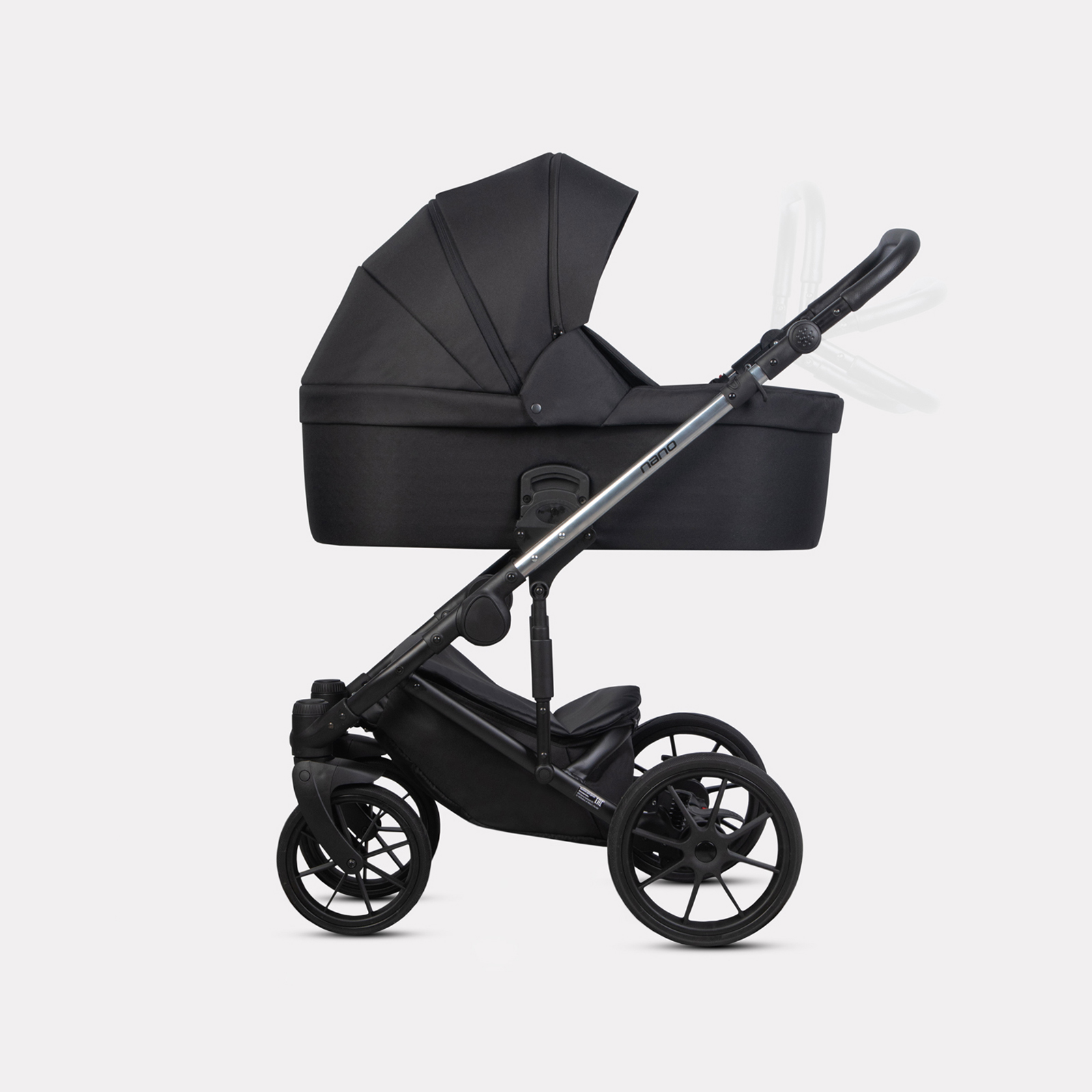 Коляска 2в1 Riko Nano Thermo черный - фото 11