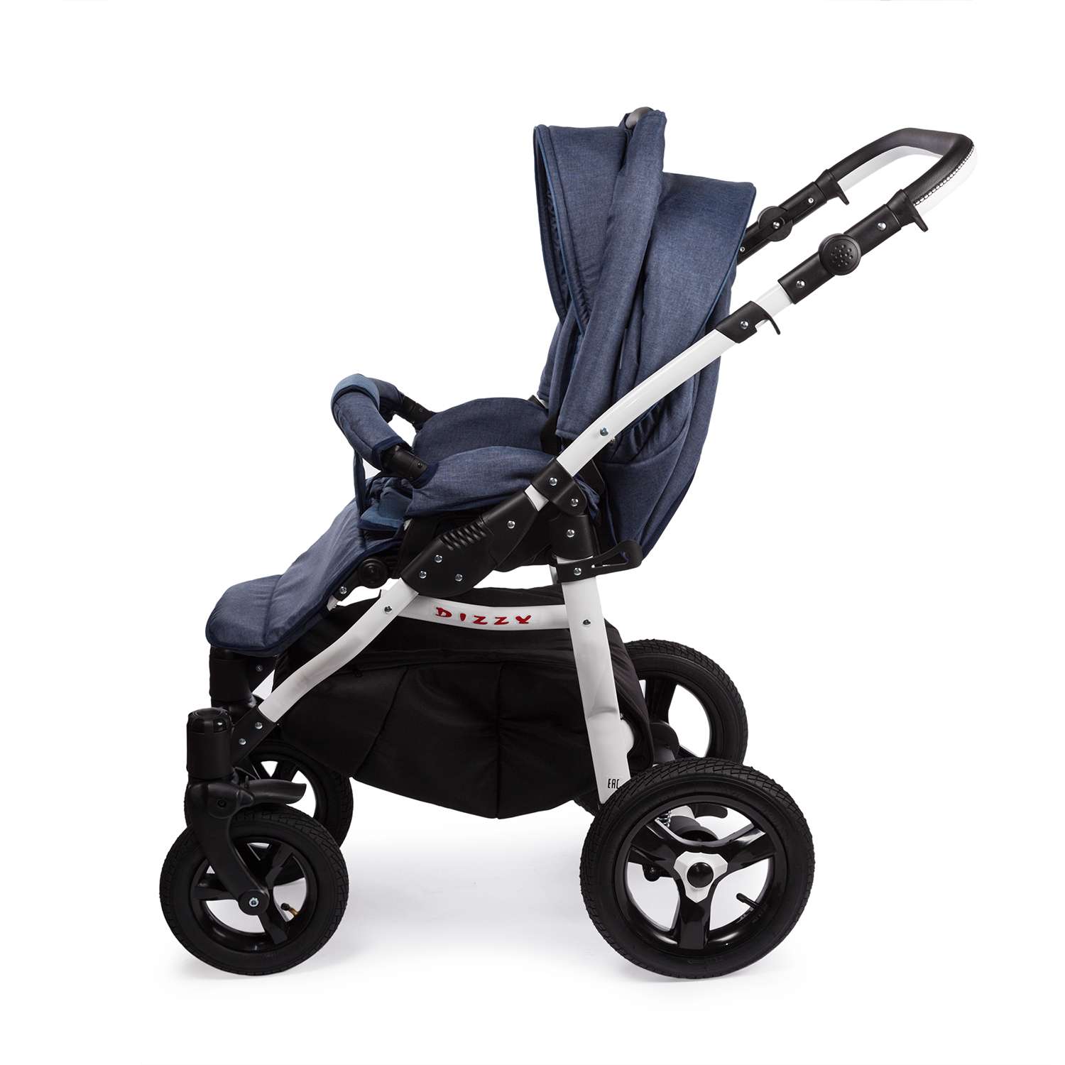 Коляска 2в1 Babyton Dizzy Dark Blue - фото 17