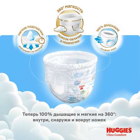 Трусики Huggies Ultra Comfort для мальчиков 7 (>17) 34 шт.