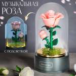 Музыкальная шкатулка TIPTOPOLIS Роза Розовая