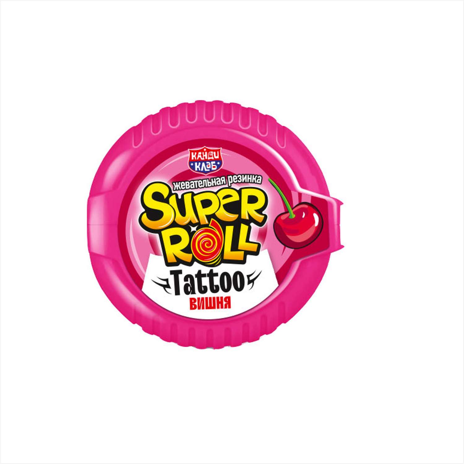 Жевательная резинка Канди Клаб Клаб Super Roll Tattoo ассорти 12г - фото 3