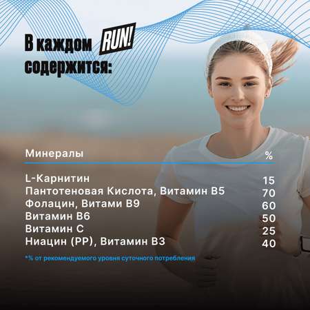 Напиток безалкогольный Run негазированный витаминизированный со вкусом Манго 0.5л