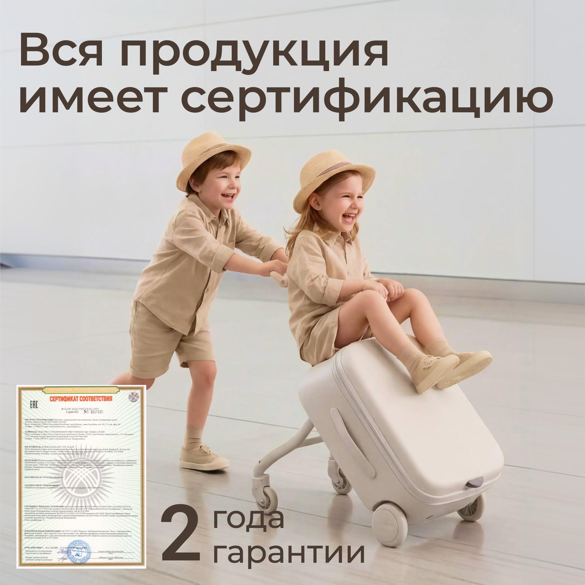 Чемодан UNIX Kids Каталка Stroller Classic - фото 14