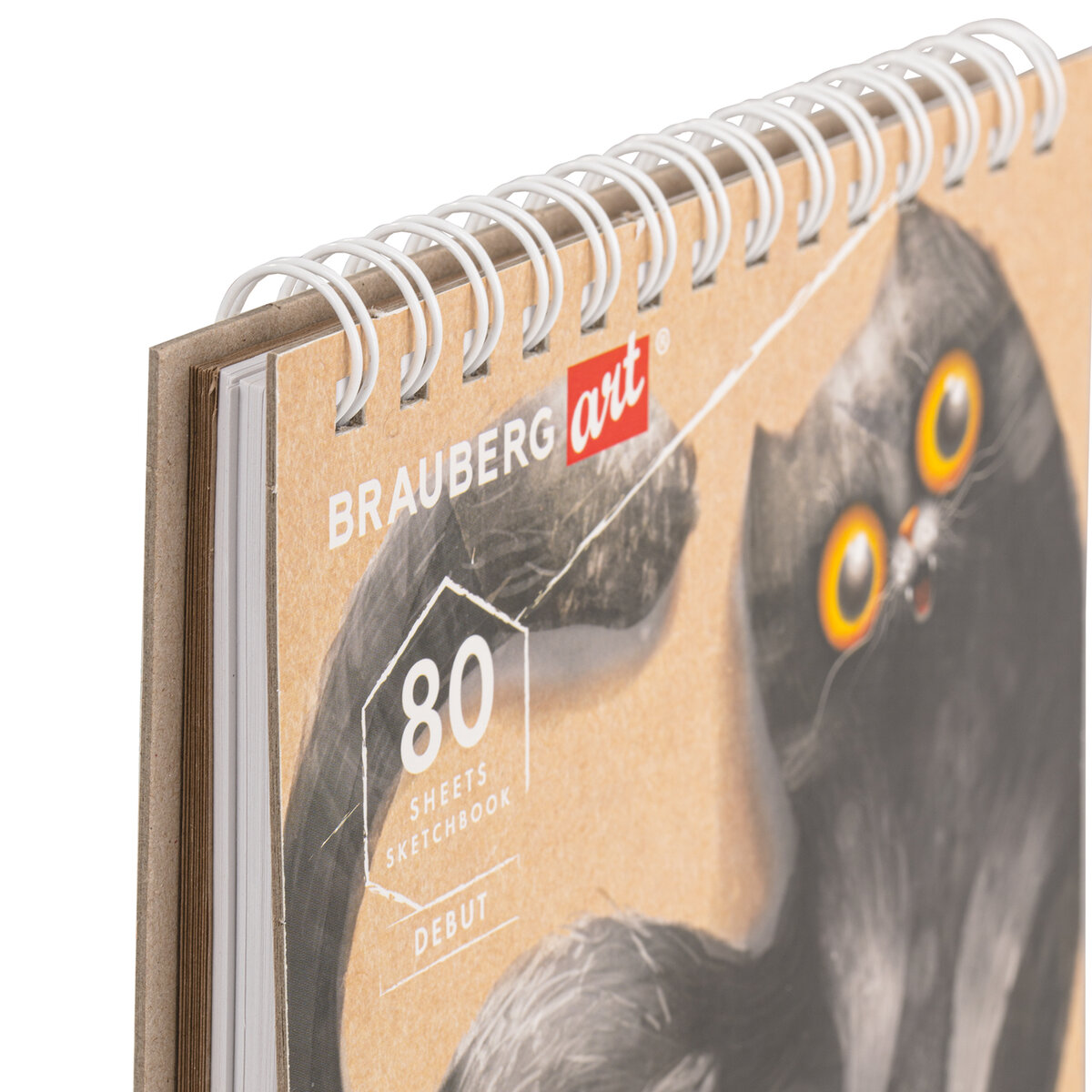 Скетчбук Brauberg для рисования эскизов 80 листов - фото 11