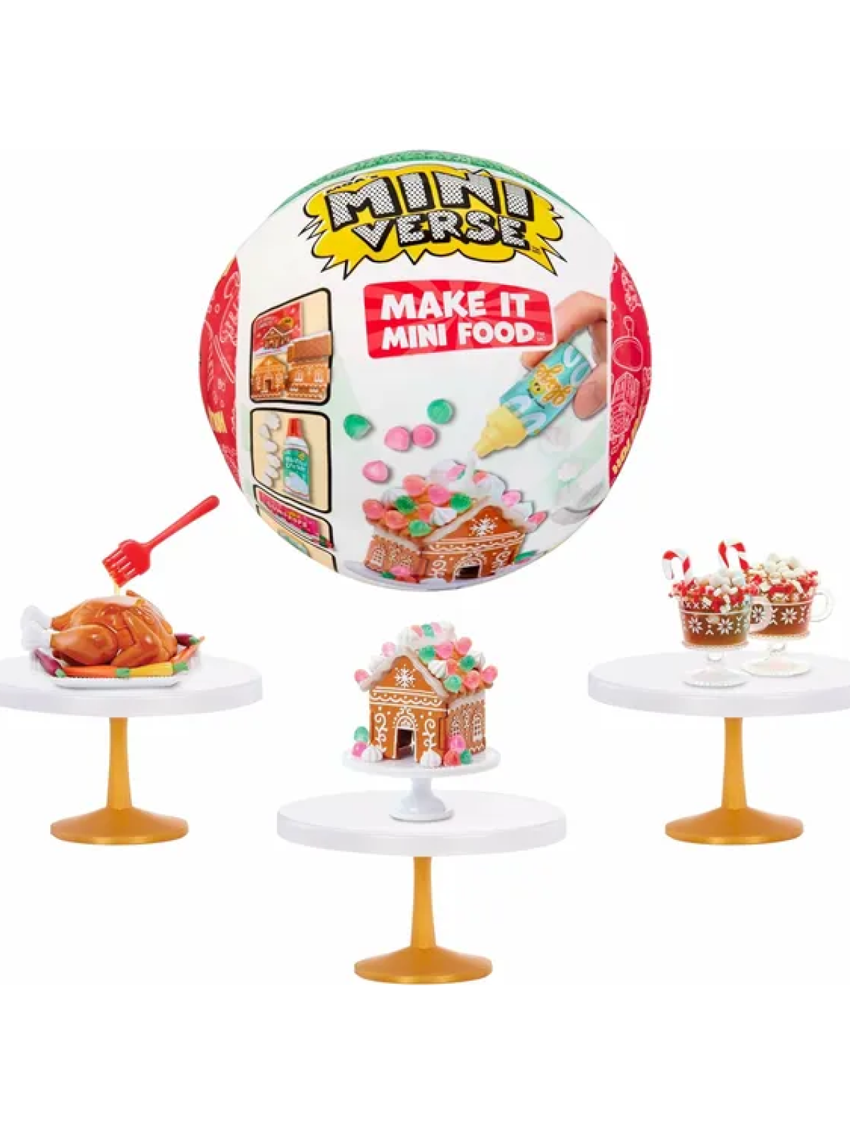 Игровой набор MGAs MiniVerse Diner Holiday Food - фото 8