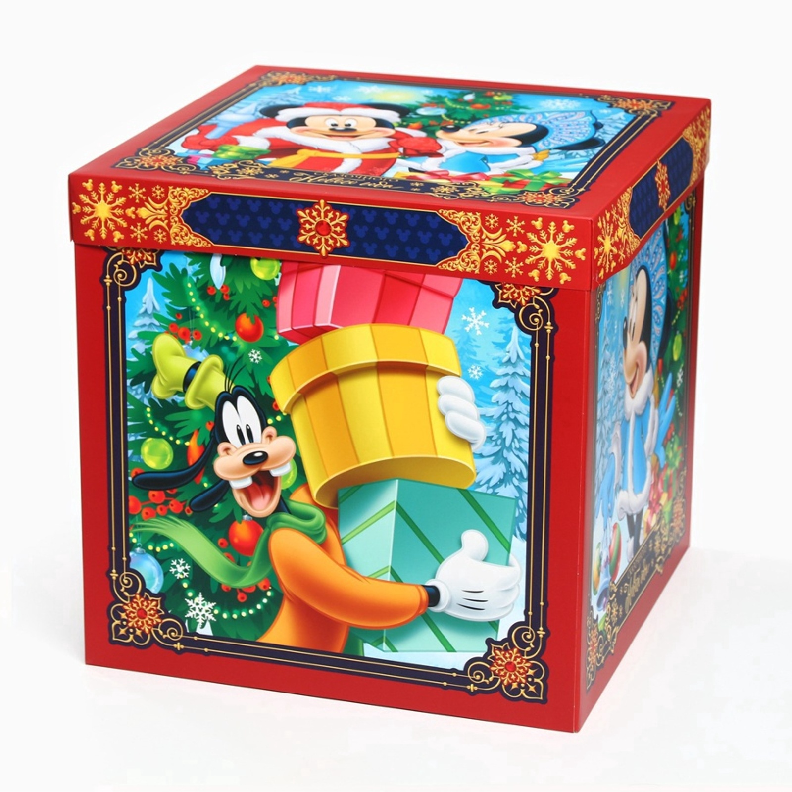 Коробка складная, новогодняя Дарите Счастье "Сказочного нового года", 30 х 30 х 30 см - фото 5