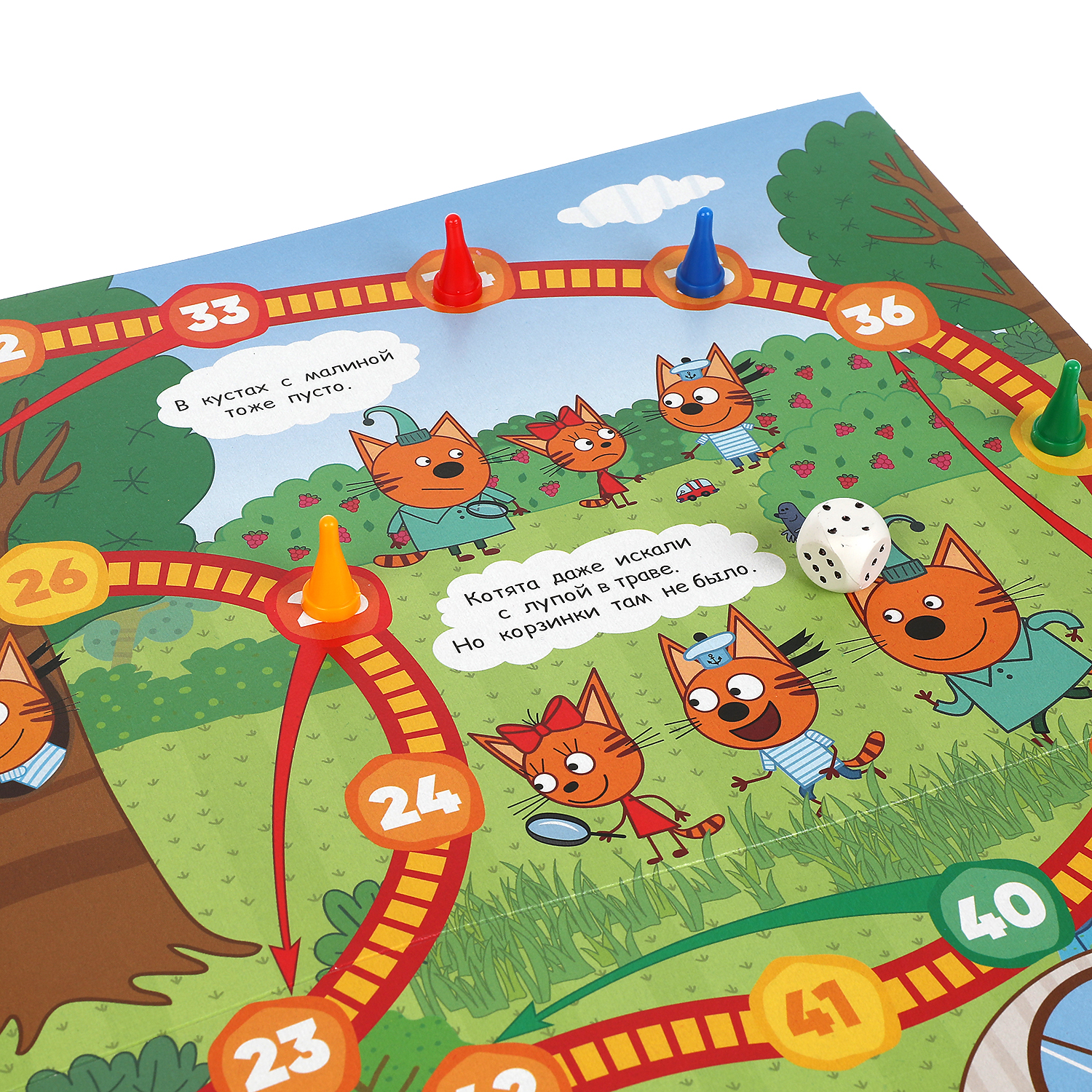 Настольная игра Умные игры Три кота Поиски корзинки - фото 4