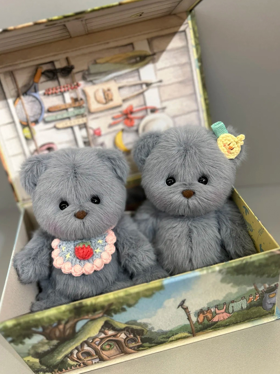 Мягкая игрушка TeddyTales Медведь (длинная шерсть) S - фото 10