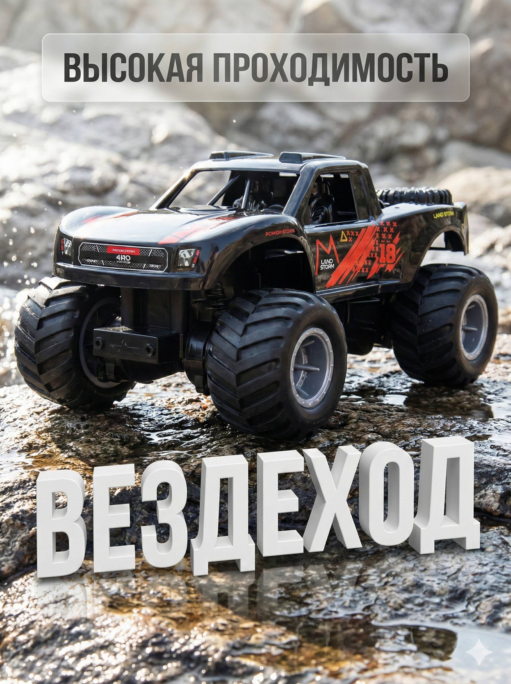 Автомобиль РУ MihokiToys Jeep Вездеход 4х4 - фото 12