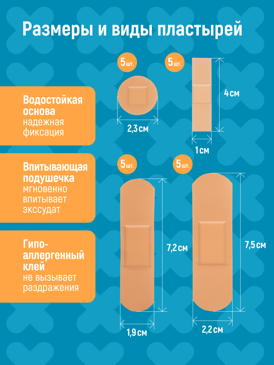 Пластырь LAVA LAVA влагостойкий универсальный 20 шт - фото 2