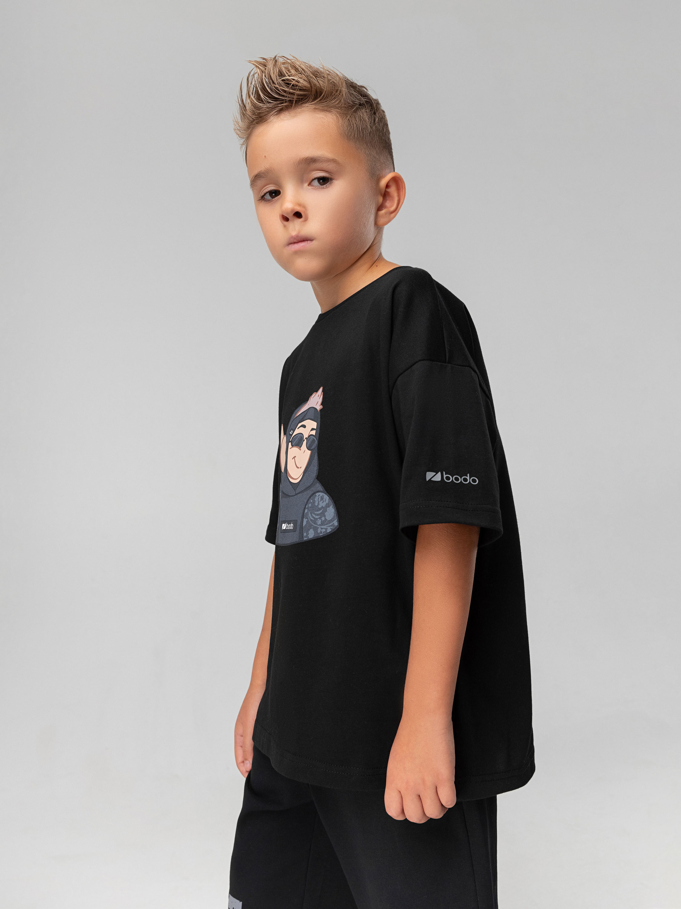 Футболка Bodo 4-460MU_черный (графит) - фото 3