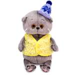Мягкая игрушка BUDI BASA Басик BABY в меховом жилете 20 см BB-090