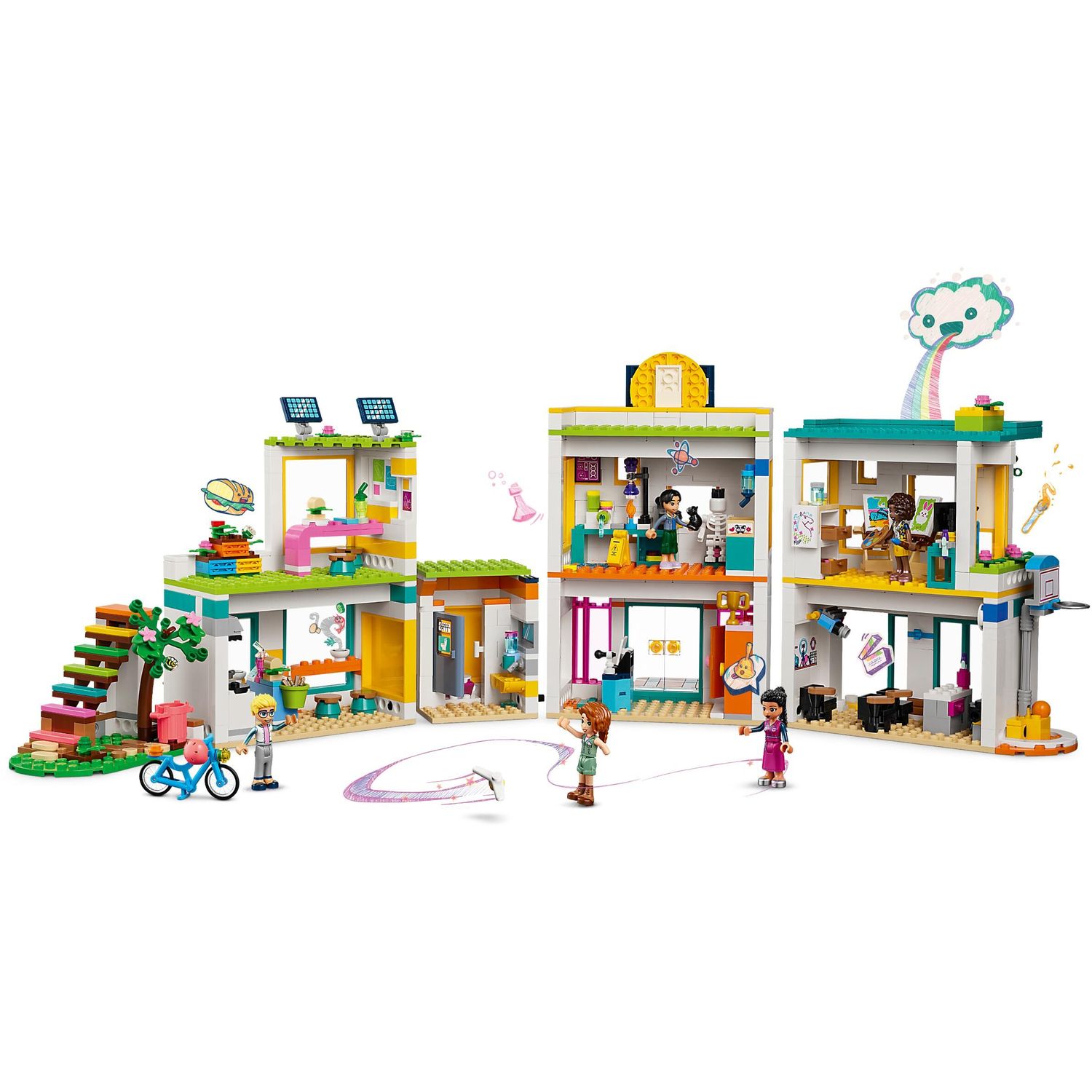 Конструктор LEGO Friends Международная школа Хартлейк блочный - фото 4
