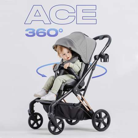 Коляска прогулочная Rant Ace серый