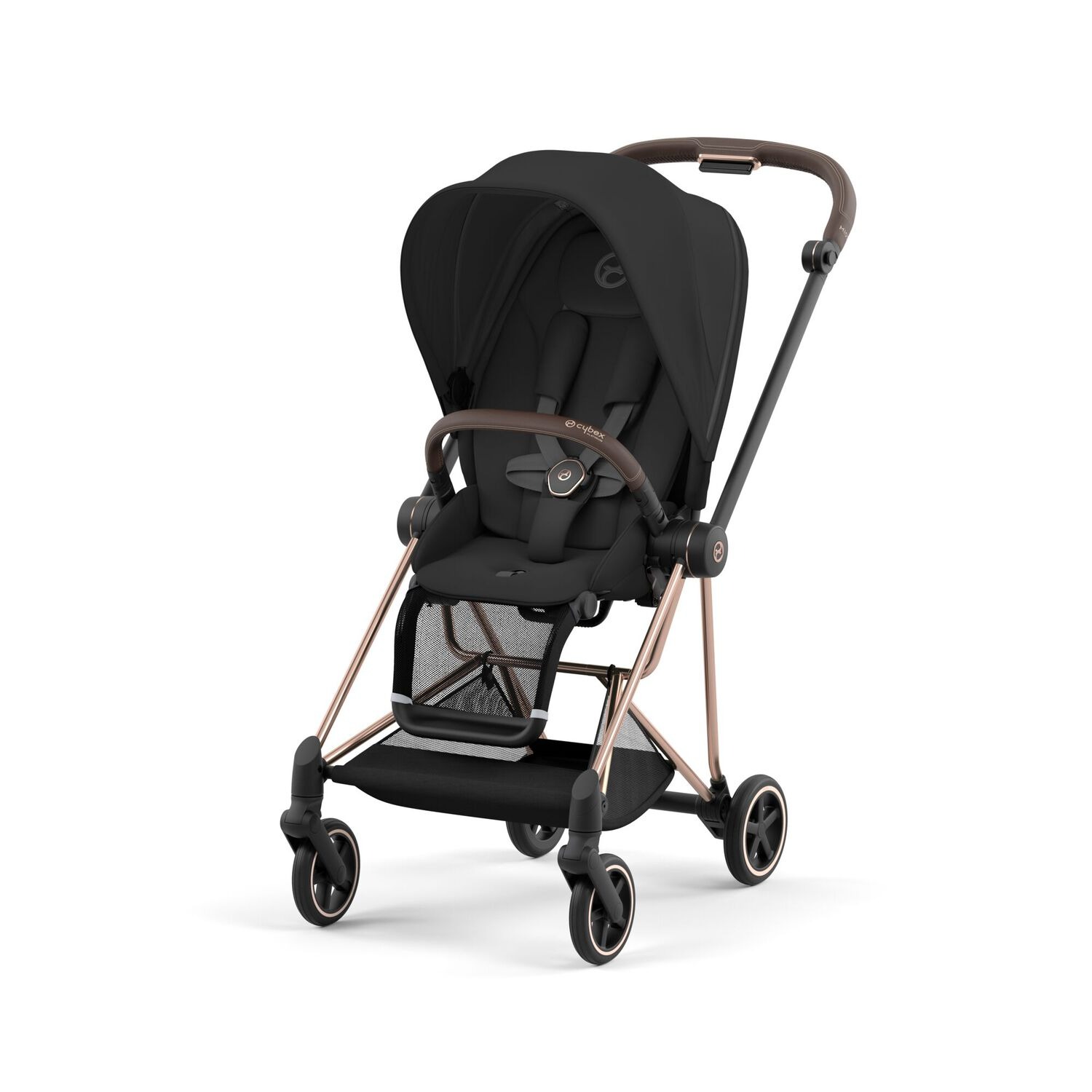 Коляска прогулочная Cybex Mios III Rosegold черный - фото 1